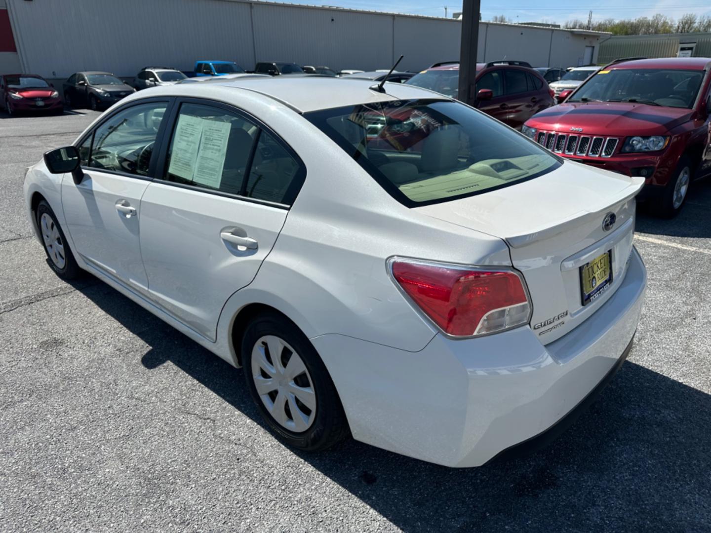 2016 WHITE Subaru Impreza 2.0i PZEV CVT 4-Door (JF1GJAA68GH) with an 2.0L H4 DOHC 16V engine, CVT transmission, located at 1254 Manheim Pike, Lancaster, PA, 17601, (717) 393-9133, 40.062870, -76.323273 - Photo#8